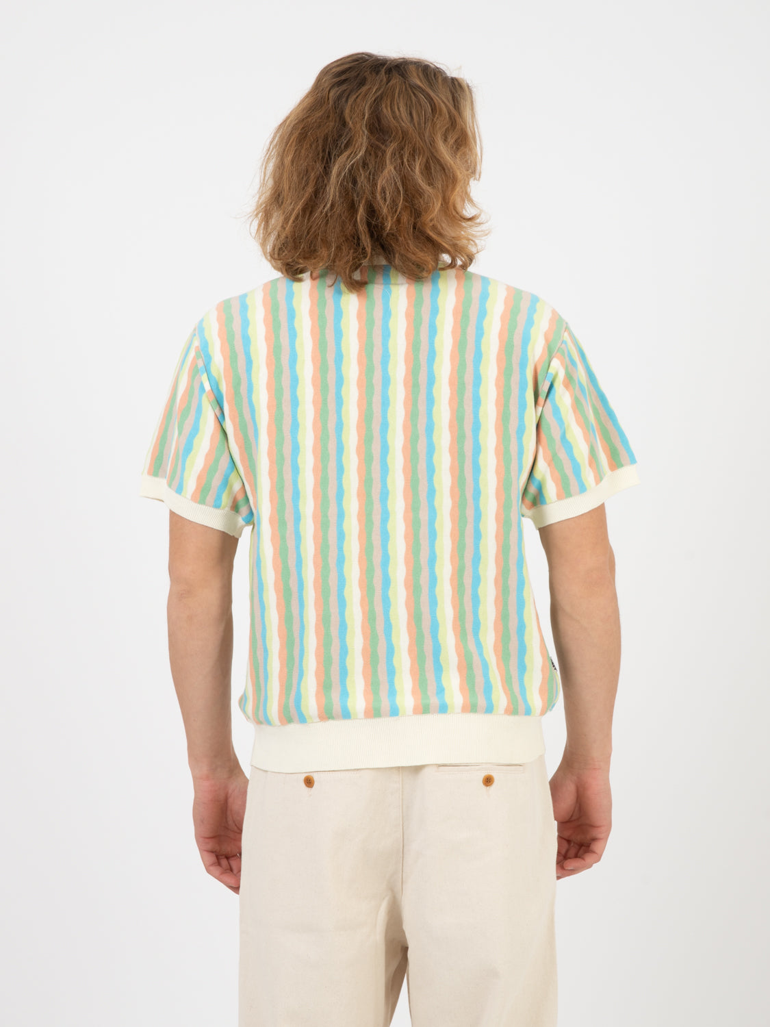 Polo Surface Sweater SS unbleached multi