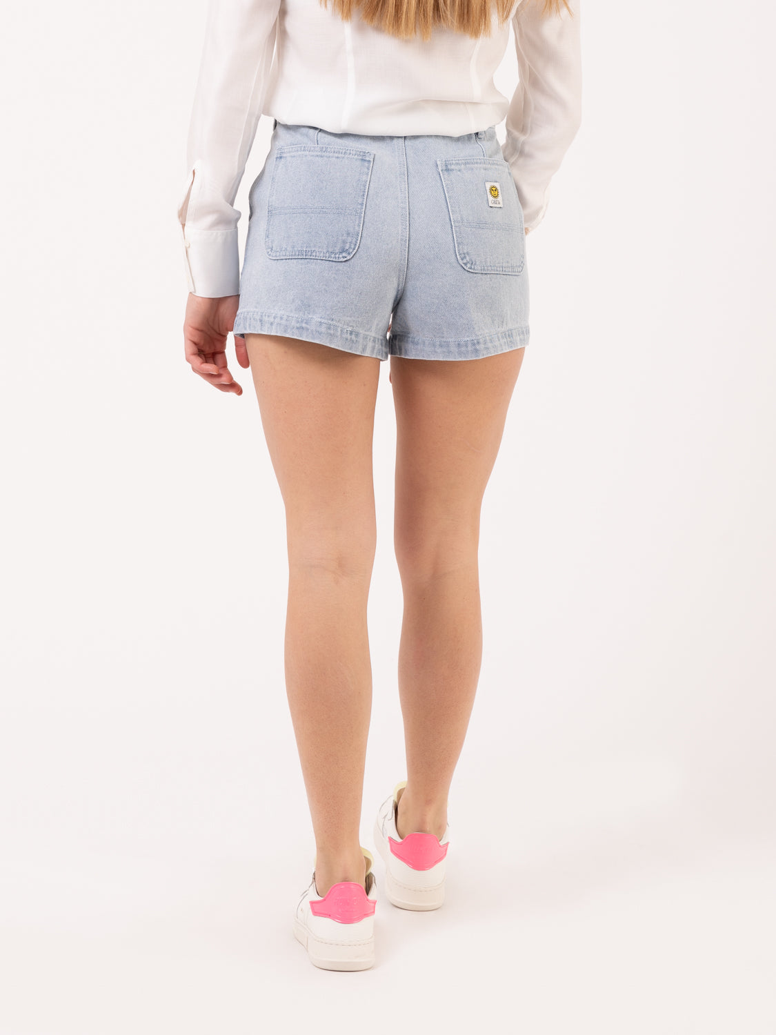 Shorts Emma denim bleached indigo