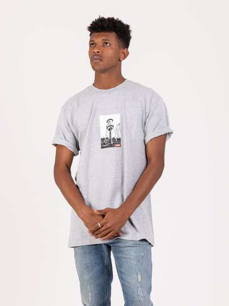 T-shirt water tower heather grey