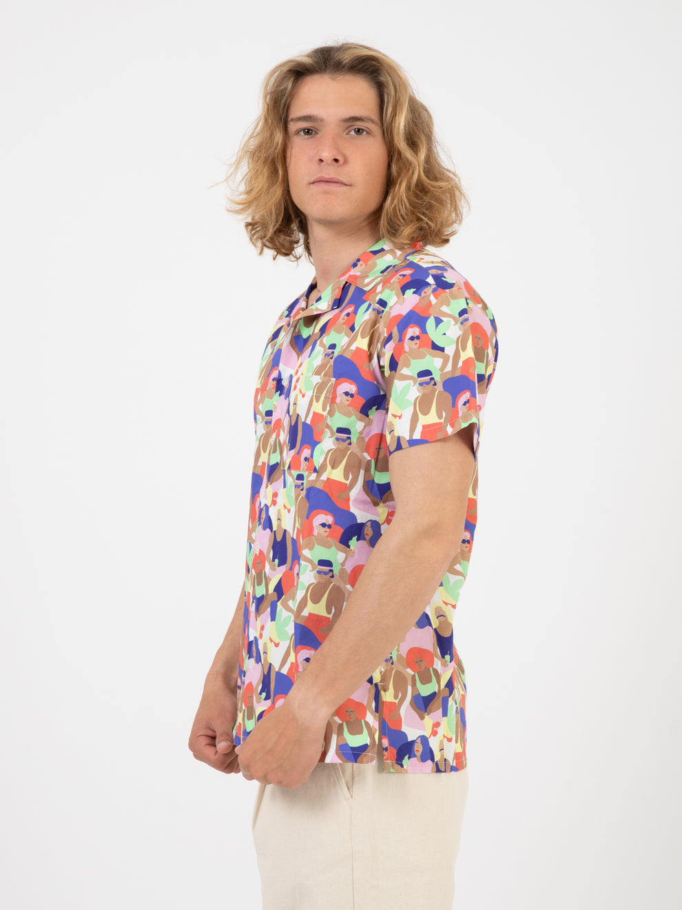 Grove pattern short sleeve shirt