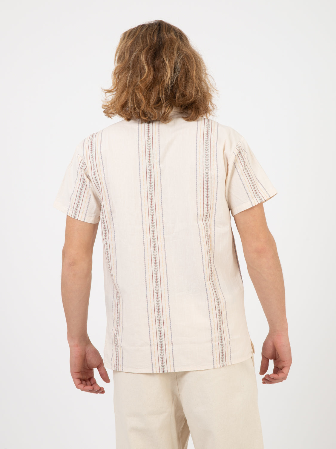 Bernal beige short sleeve shirt