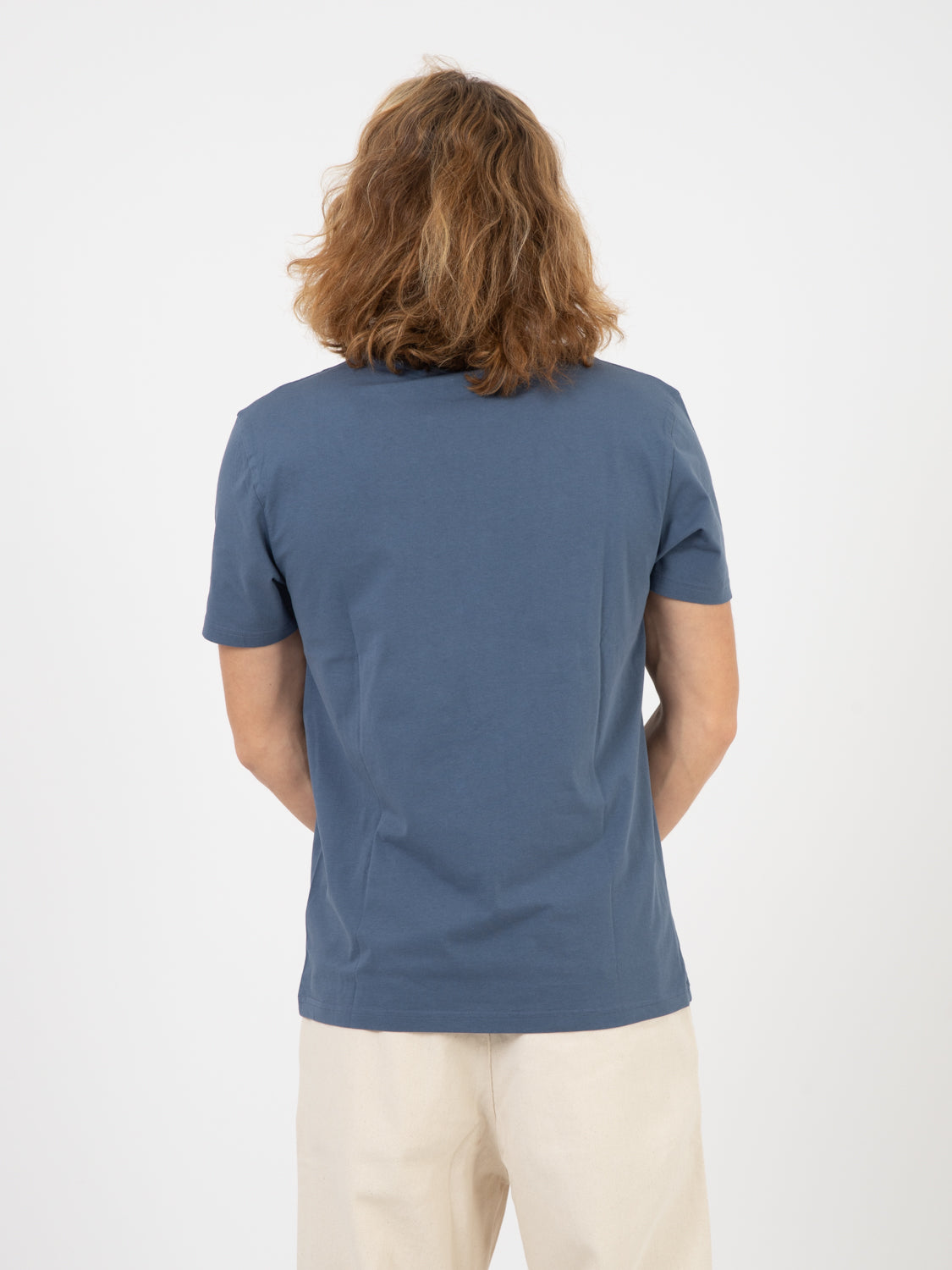 T-Shirt Flower Power cobalt