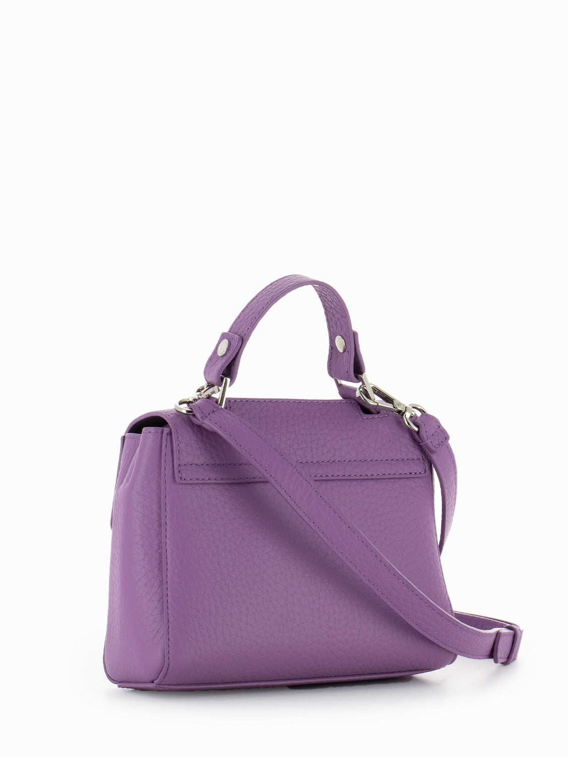 Borsa a mano mini Sveva Soft glicine