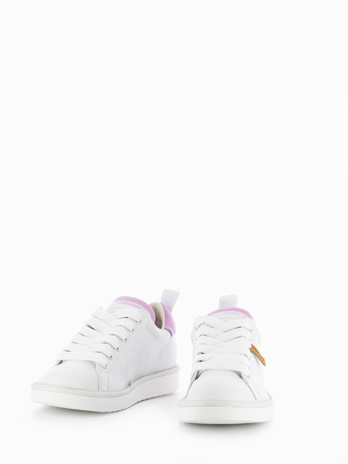 P01 Lace-Up Microfibre Neoprene white / pink