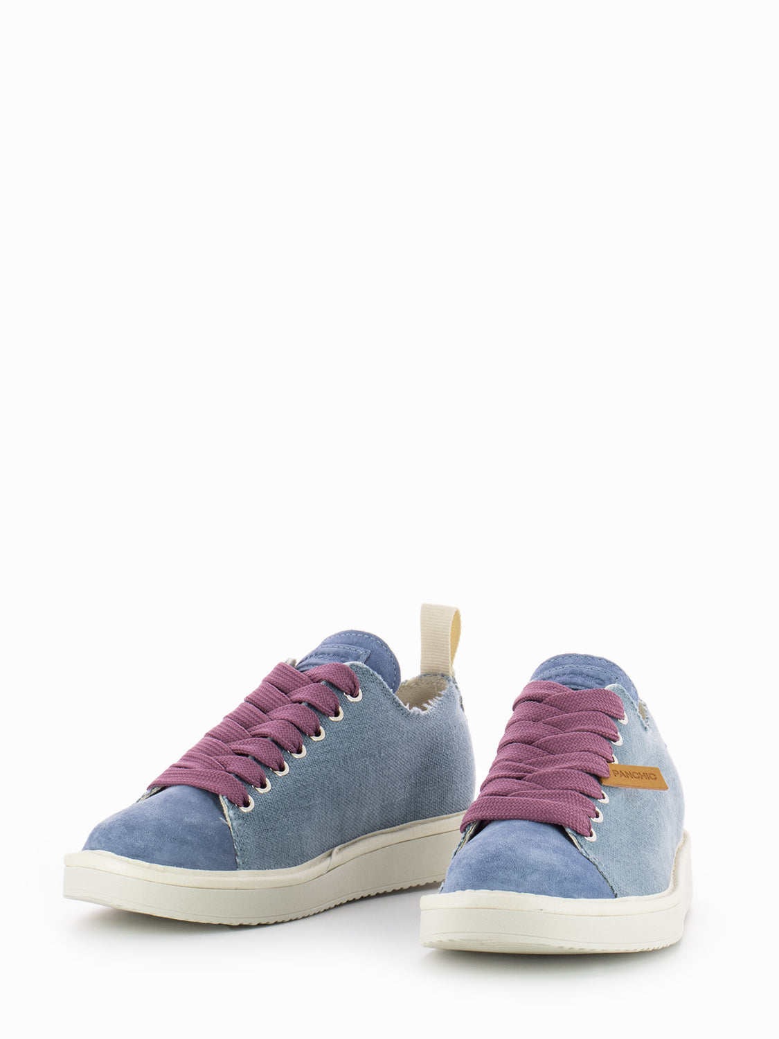 P01 Lace-Up Surfing blue / brown rose