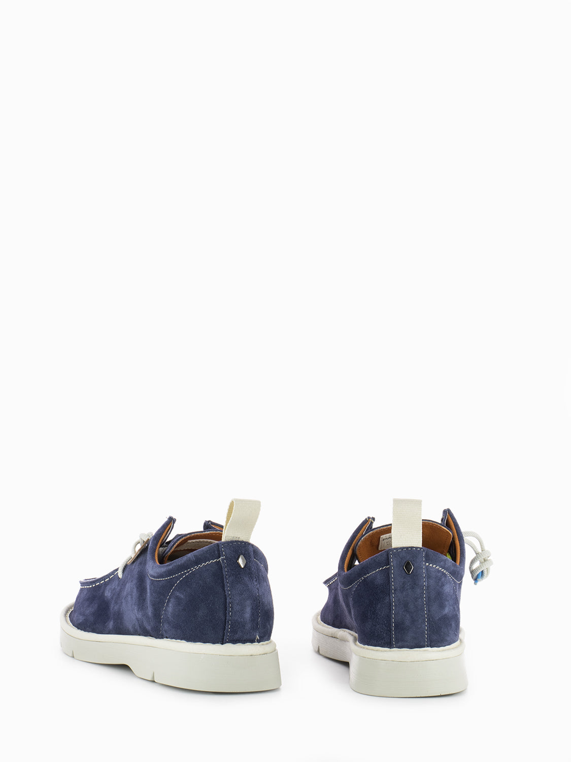 P19 Lace-Up Suede Organic Cotton cobalt