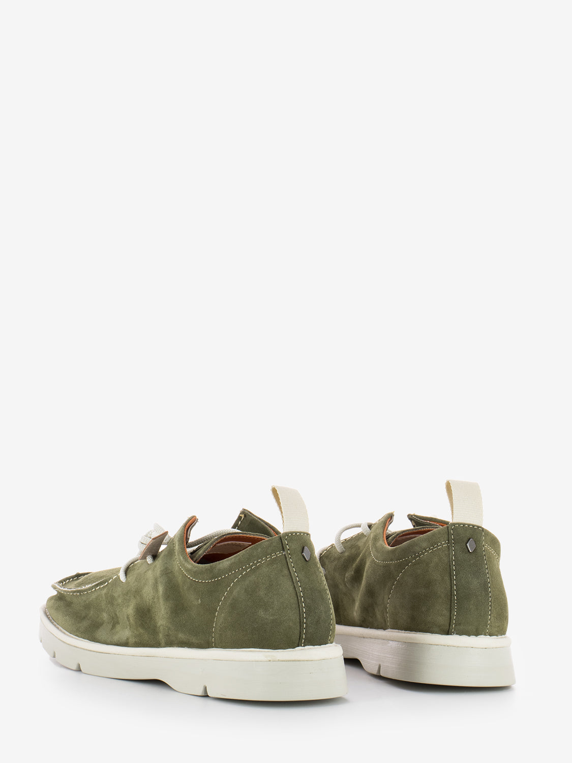 P19 Lace-Up Suede Organic Cotton sage