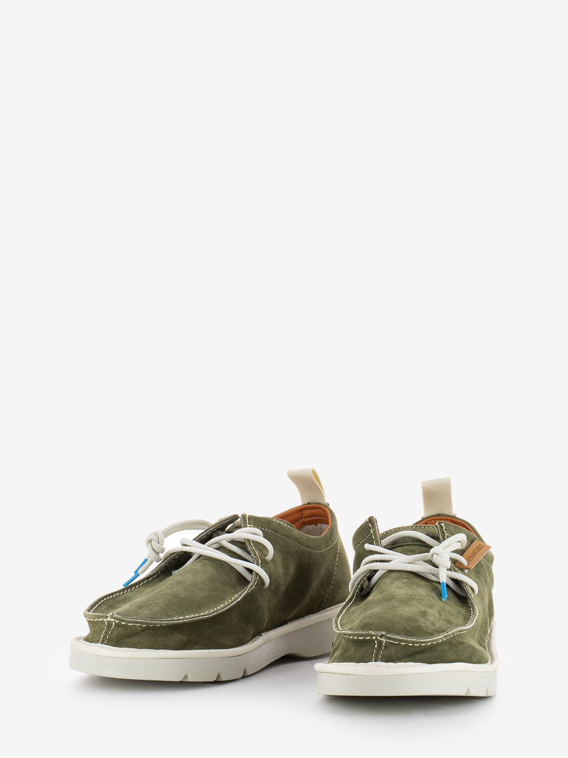 P19 Lace-Up Suede Organic Cotton sage