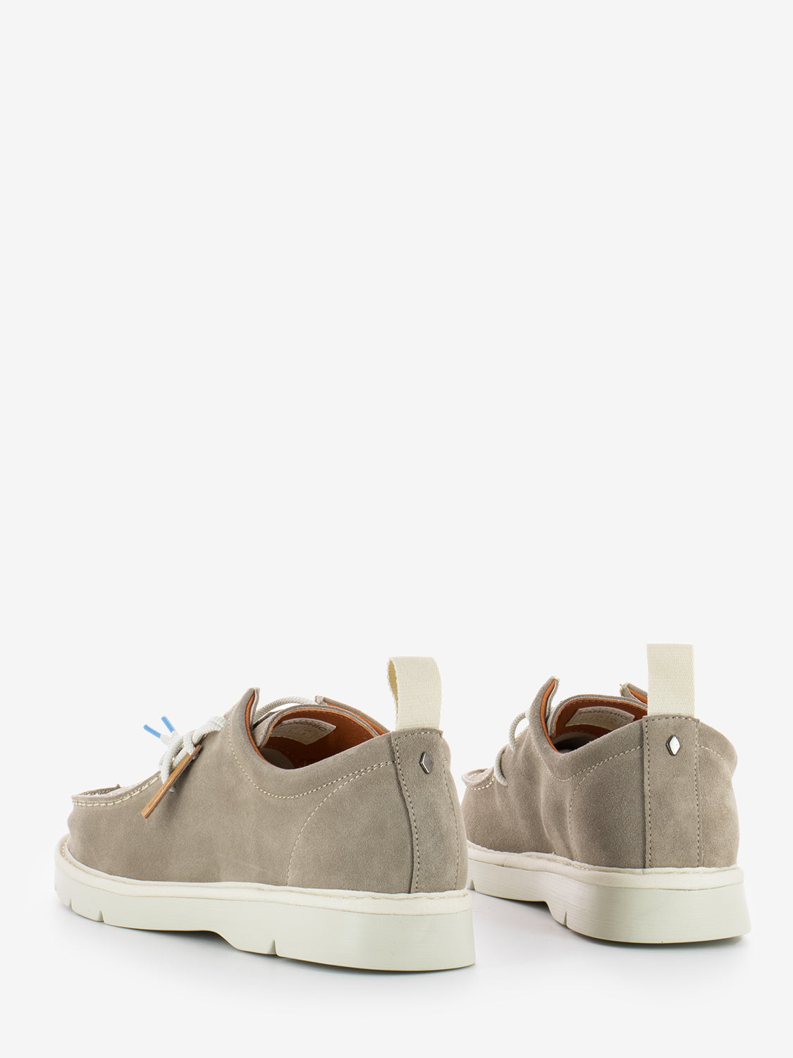 P19 Lace-Up Suede Organic Cotton taupe