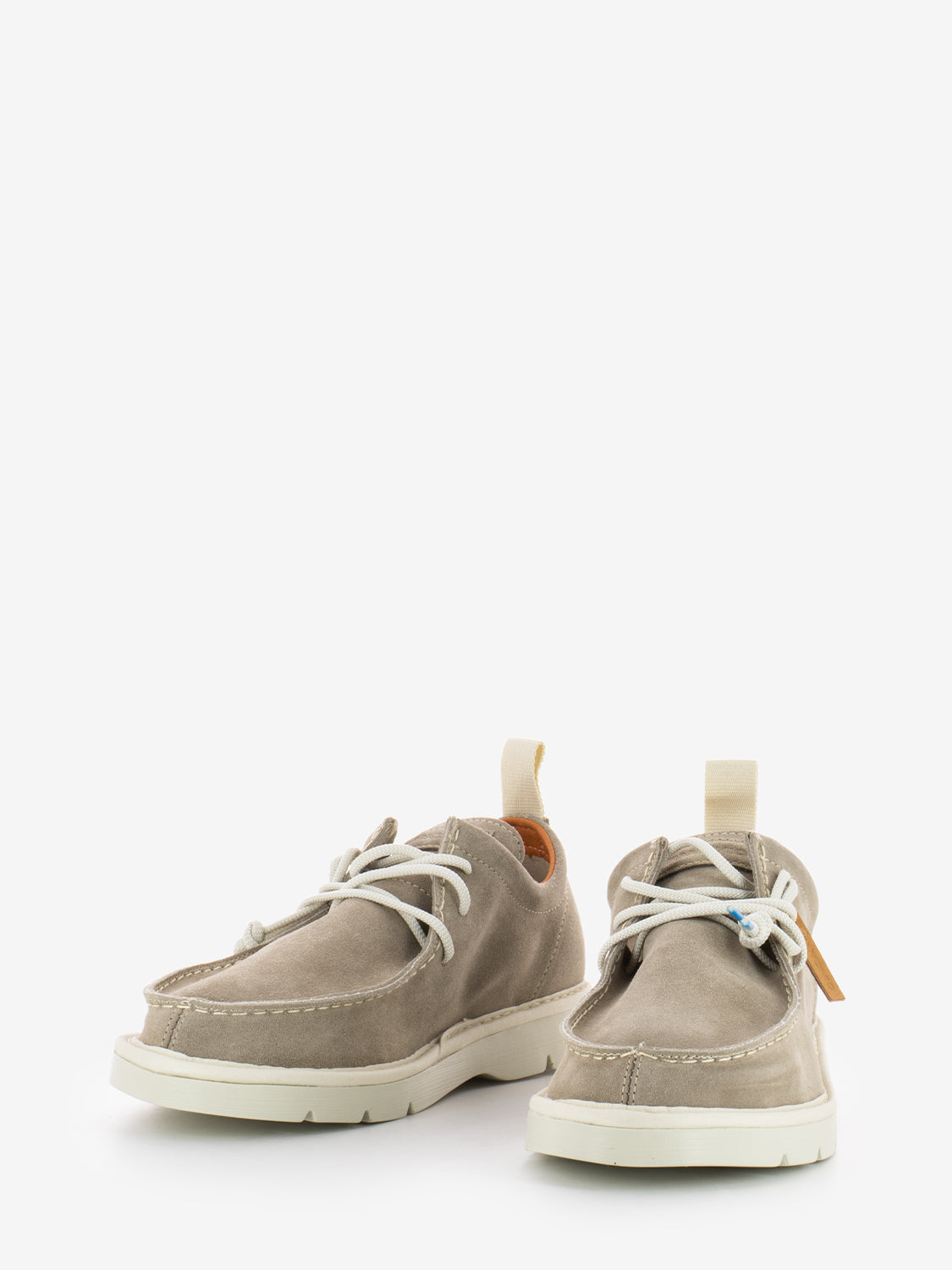 P19 Lace-Up Suede Organic Cotton taupe