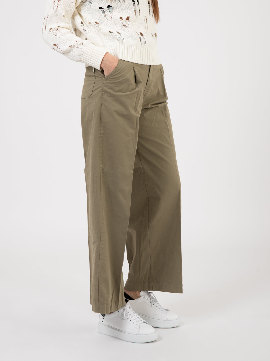 Pantalone Juju Gab comfort light military