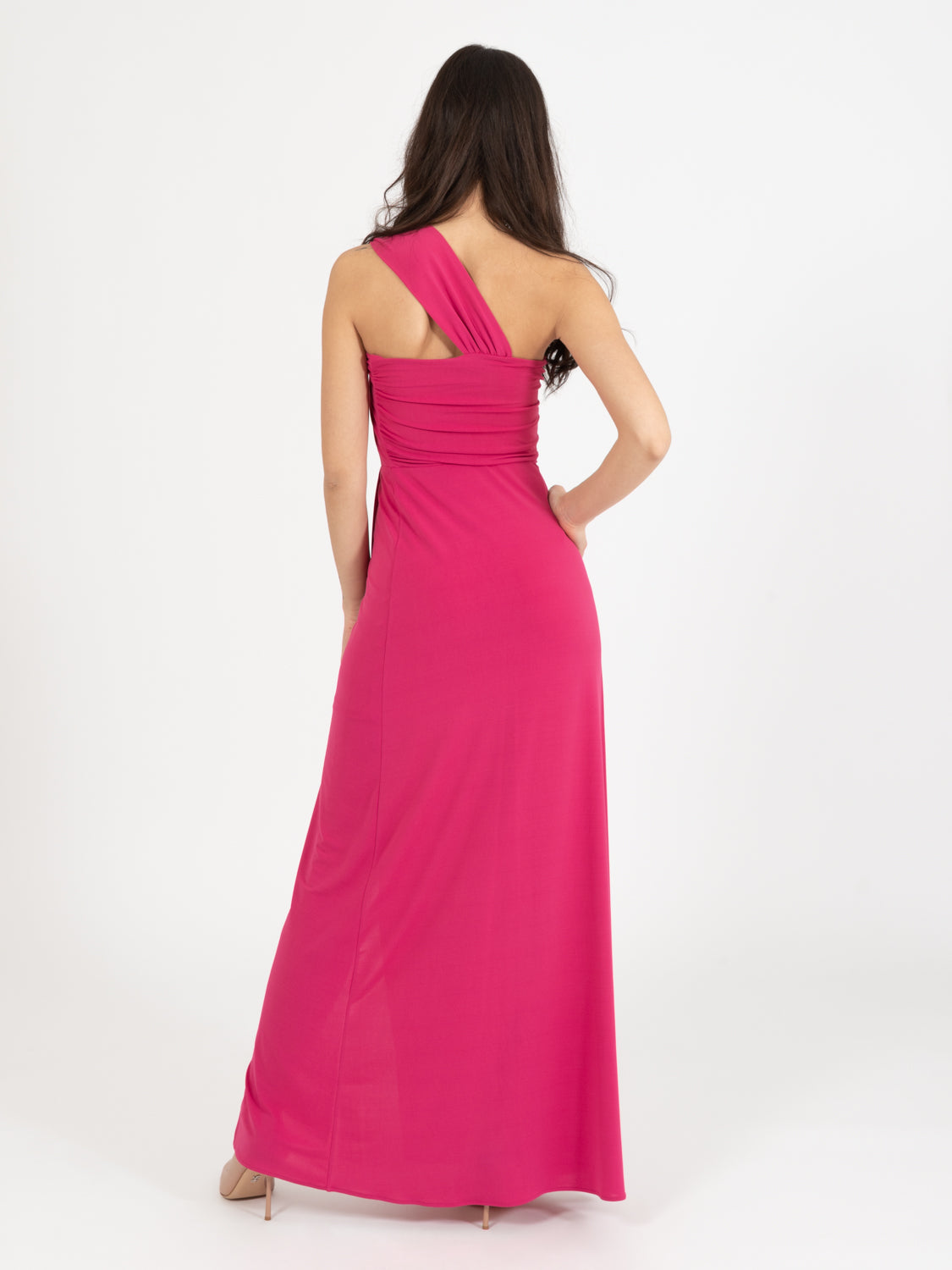 Abito lungo Ceremony fuchsia
