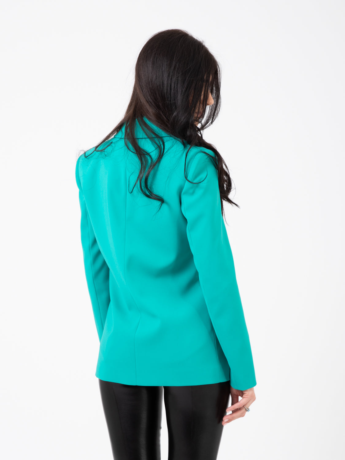 Blazer doppiopetto illusion green