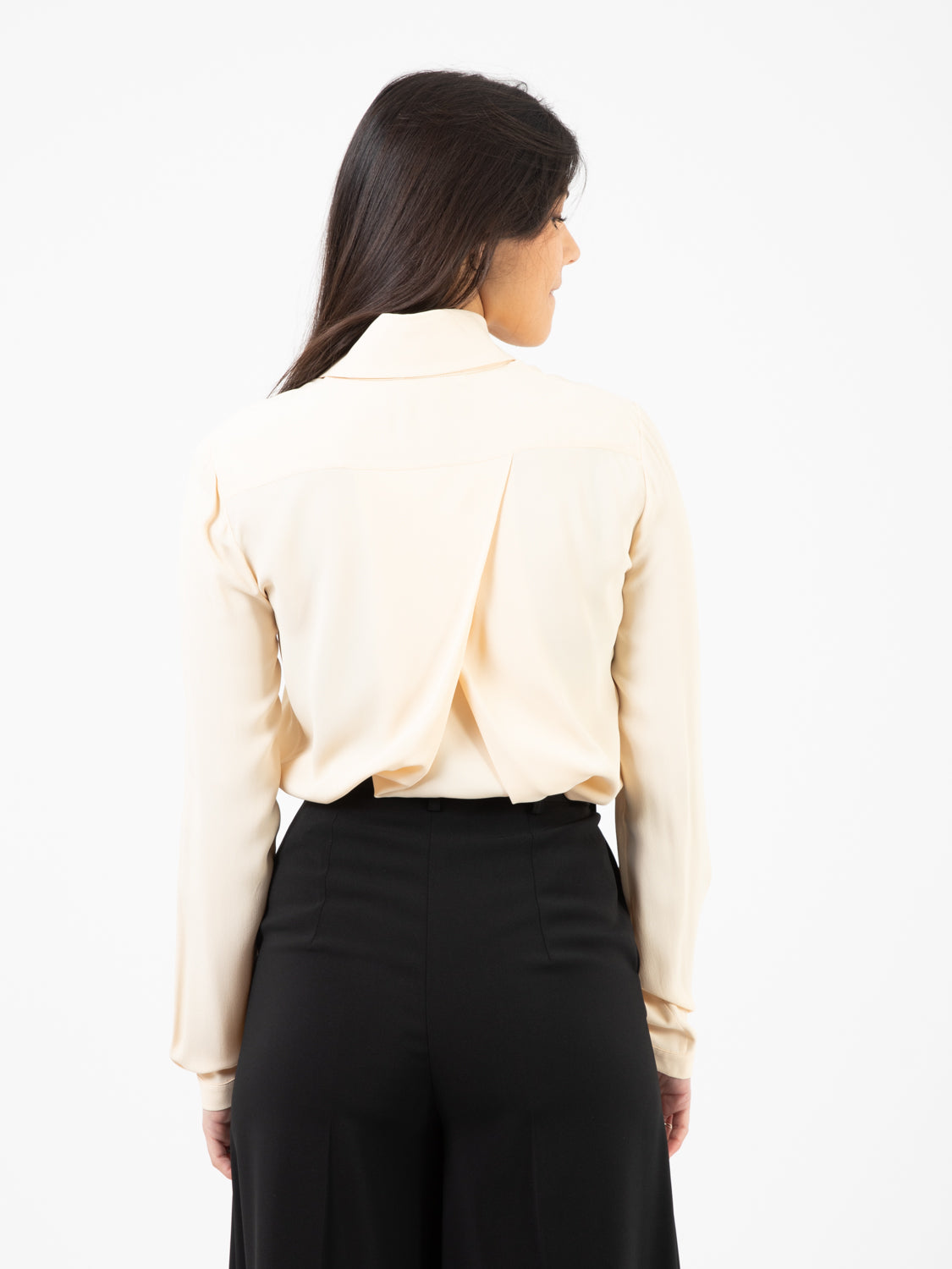 Camicia in viscosa palish beige