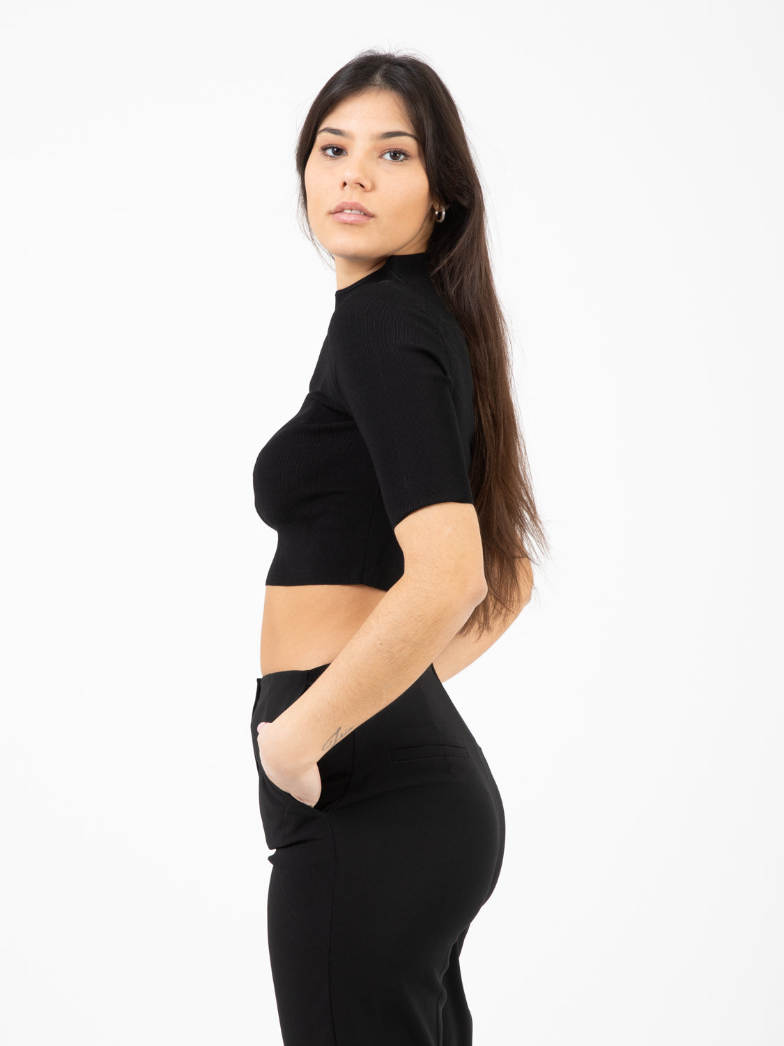 Maglie Cropped nero