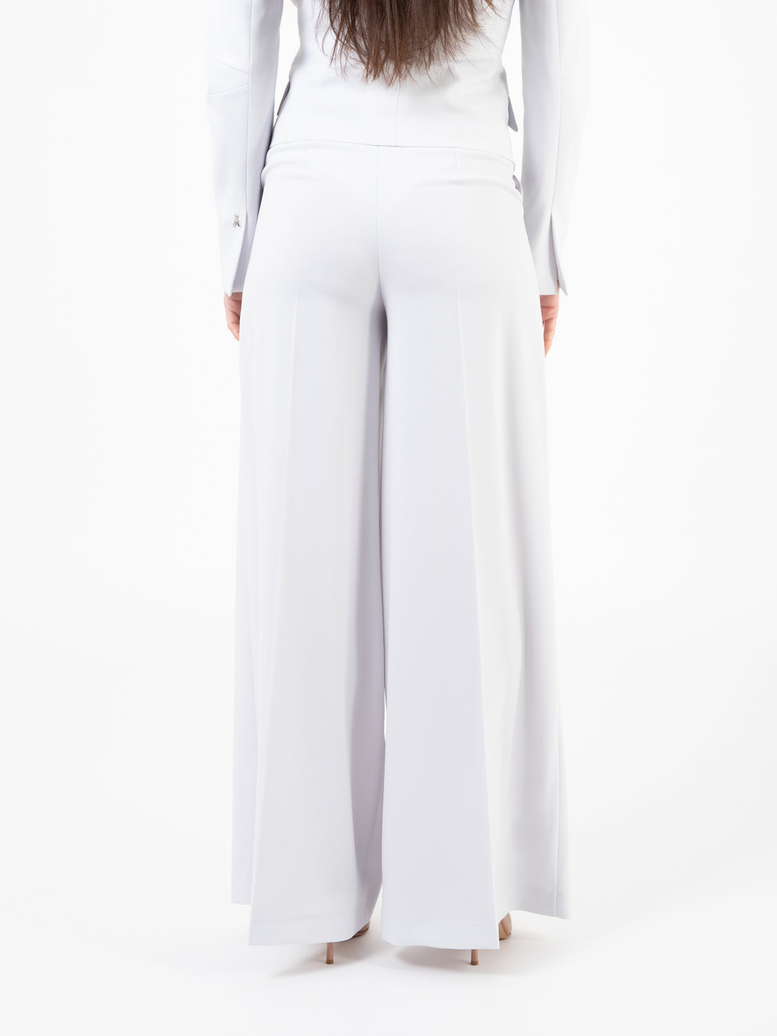 Pantalone palazzo lilac gray