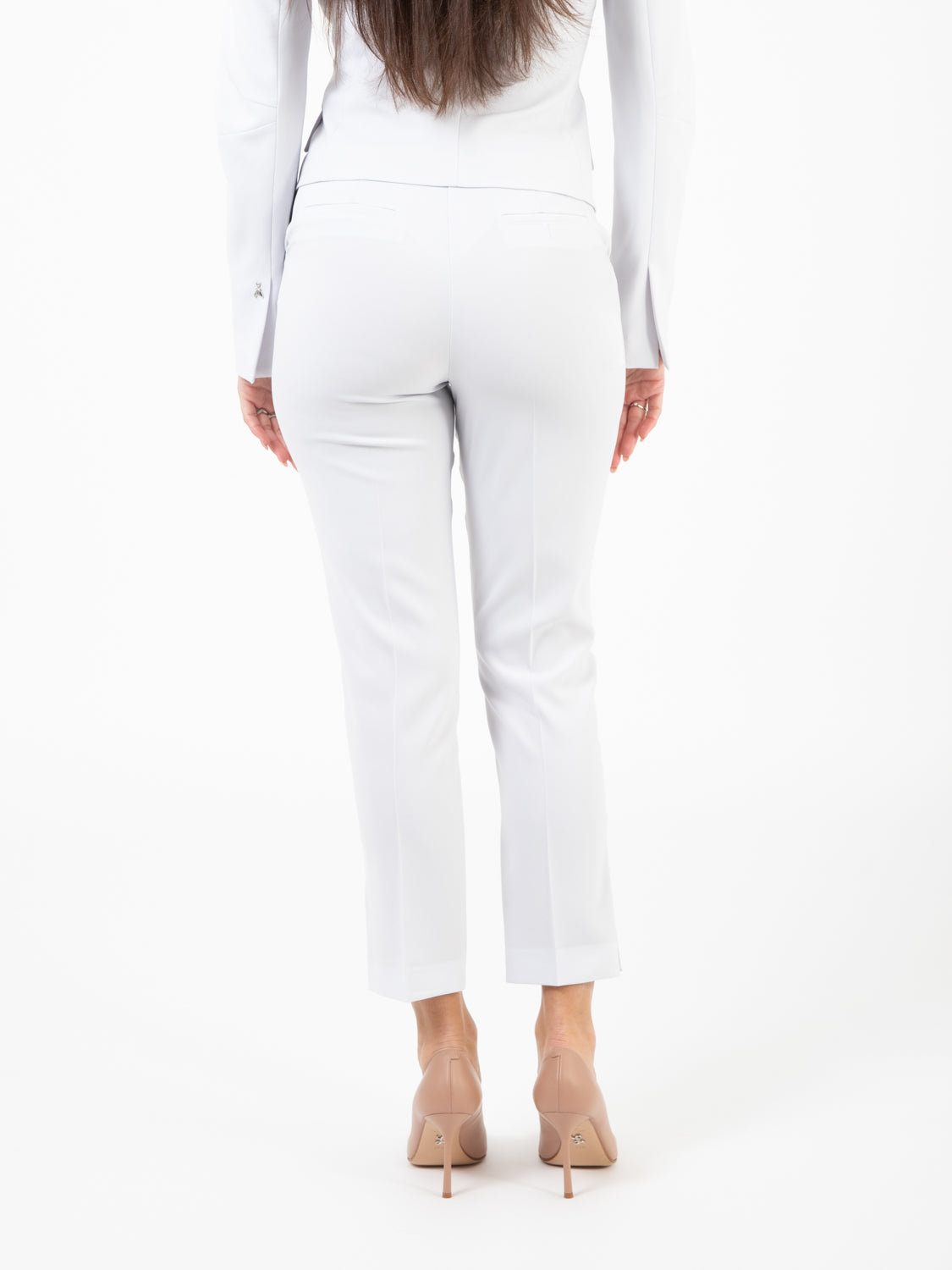 Pantaloni a sigaretta lilac gray
