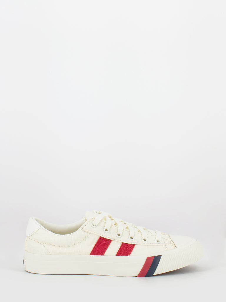 PRO-KEDS - Sneakers Royal Plus canvas white / red
