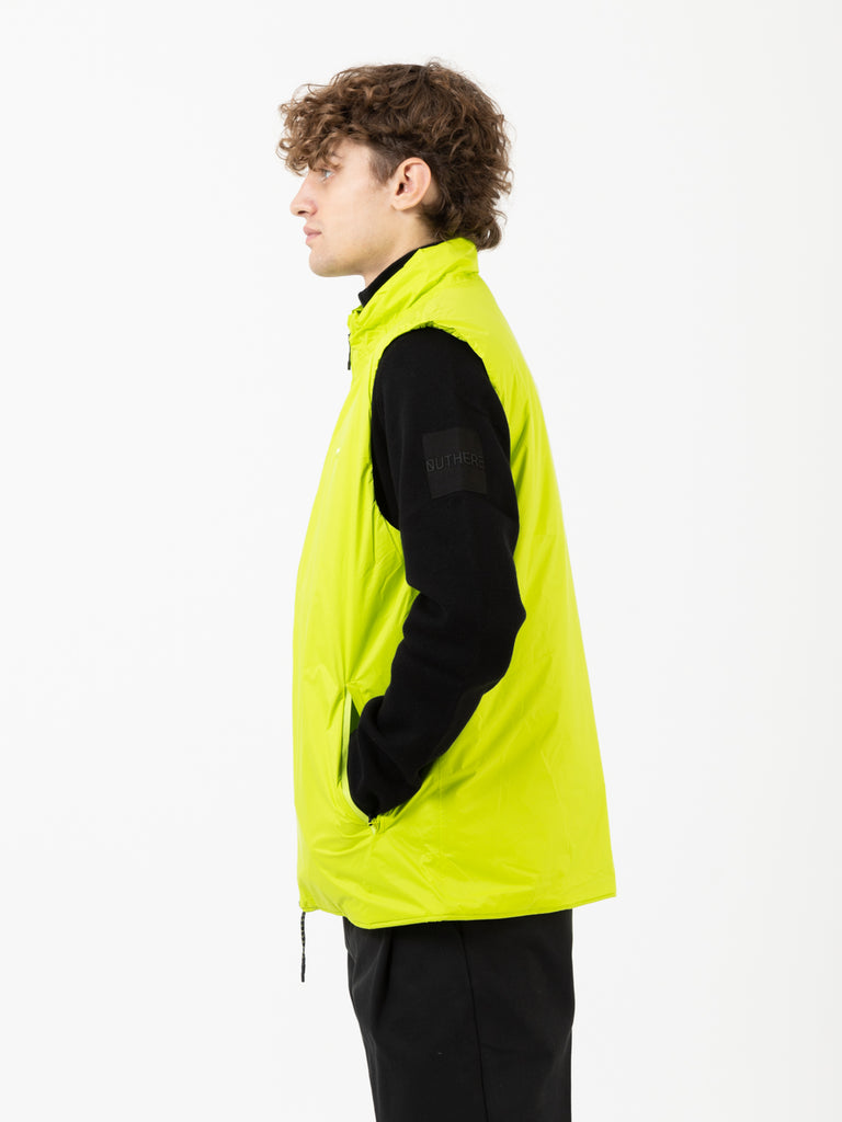 RAINS - Padded nylon digital lime