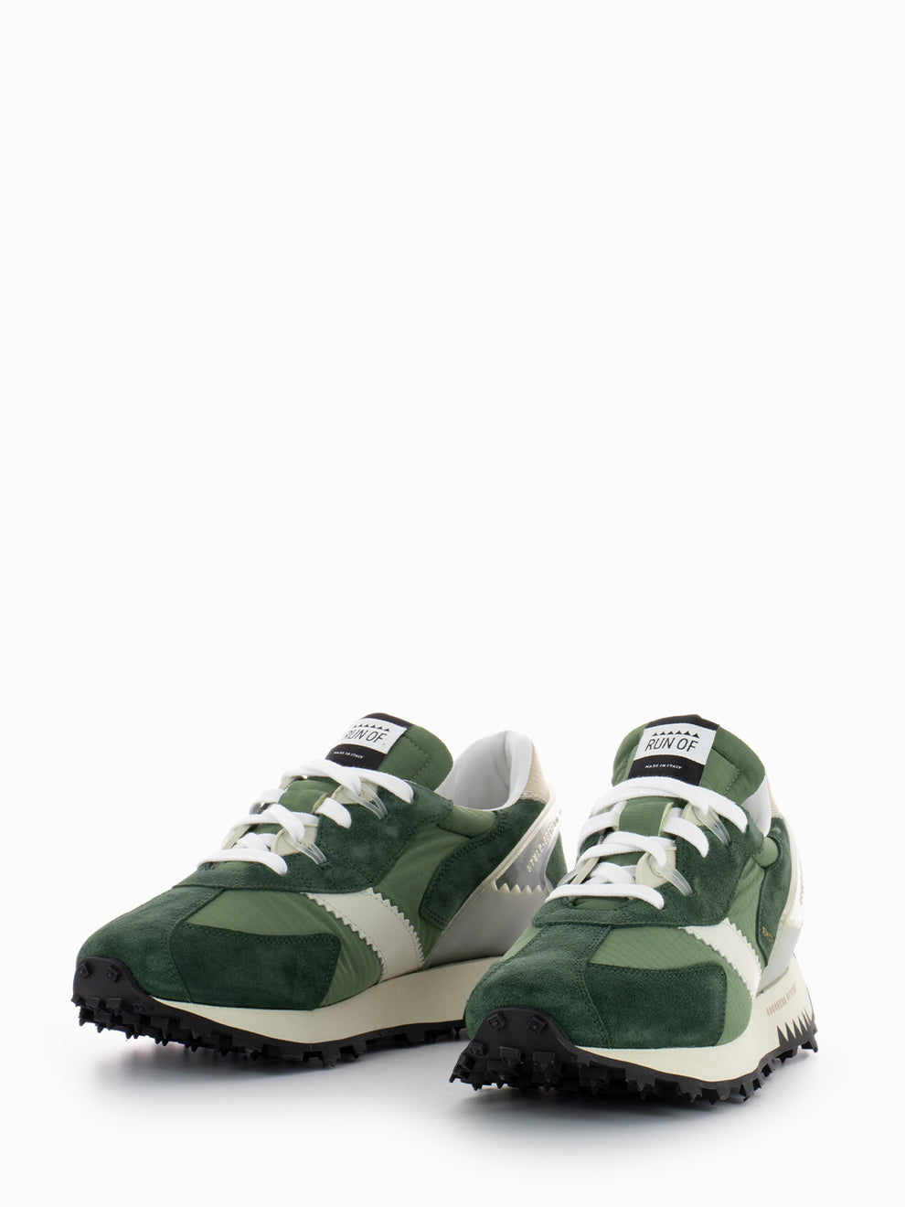 Sneakers M Stripe Three verde / bianco