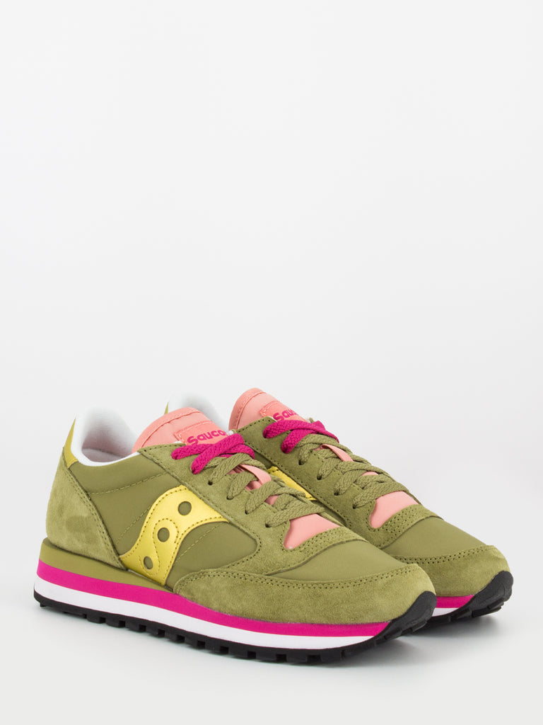 SAUCONY - Jazz triple olive / gold