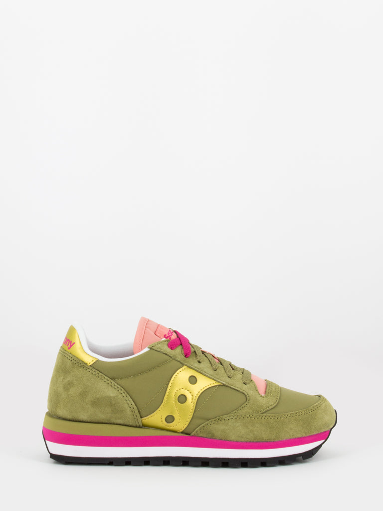 SAUCONY - Jazz triple olive / gold