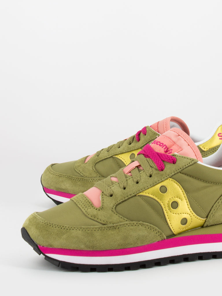 SAUCONY - Jazz triple olive / gold