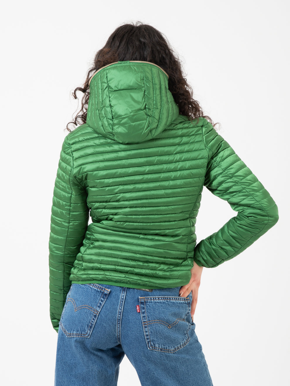 Giga16 Alexa rainforest green down jacket