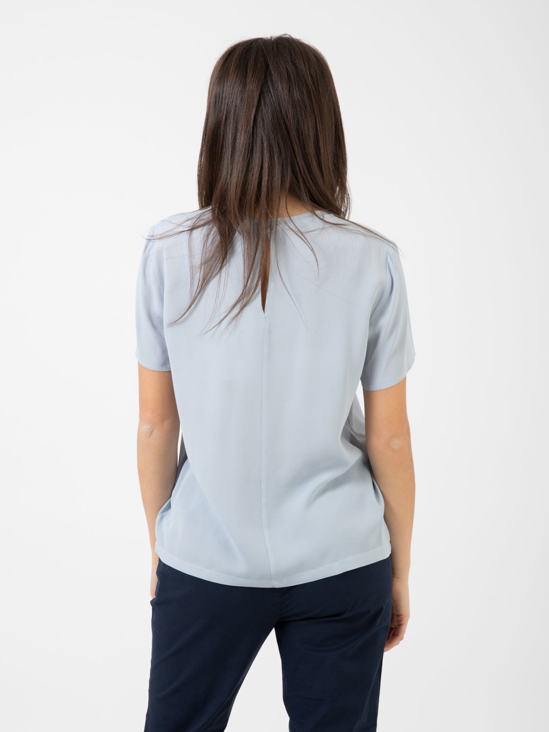 T-shirt scollo rotondo polvere