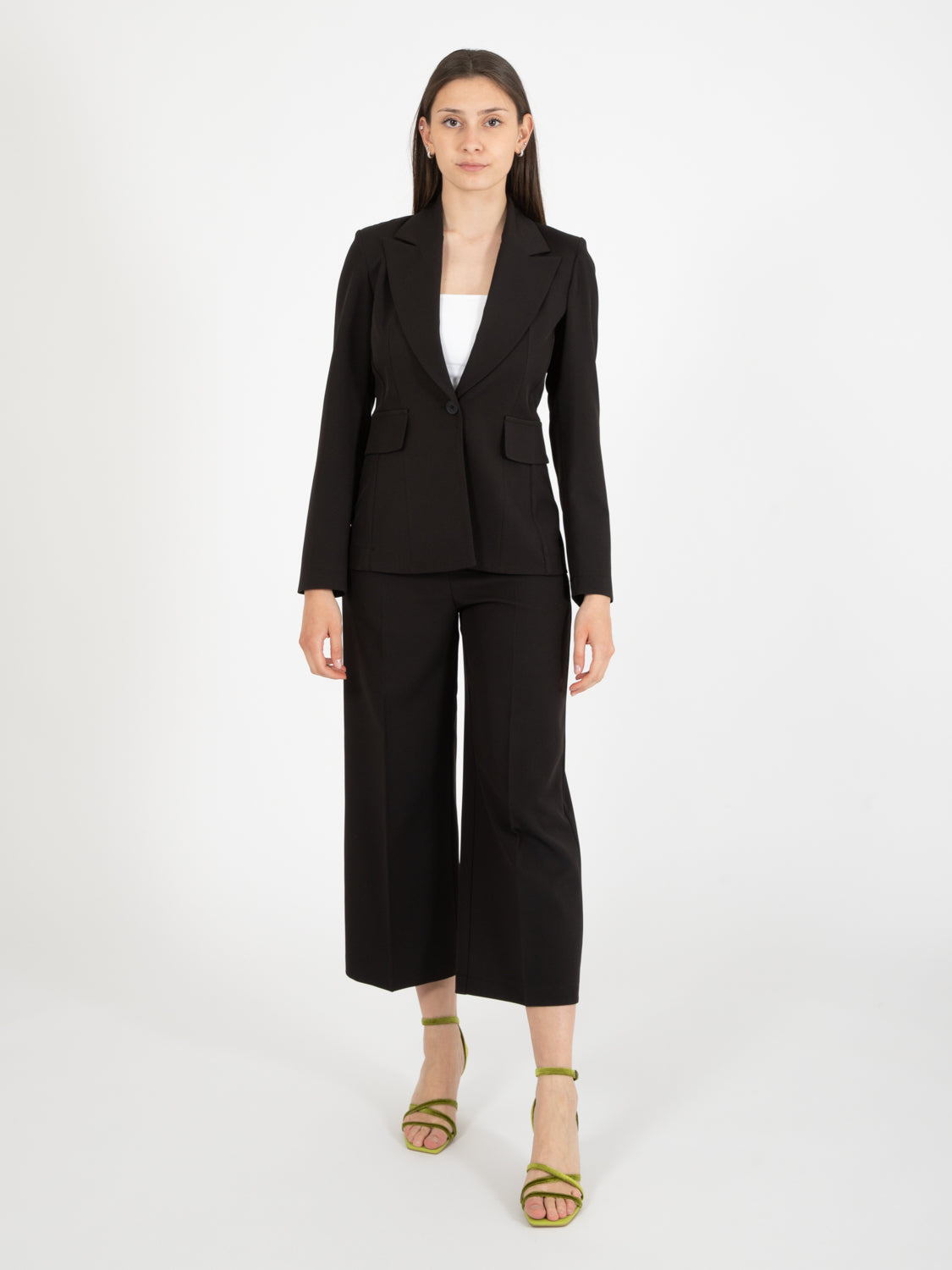Pantaloni a zampa nero