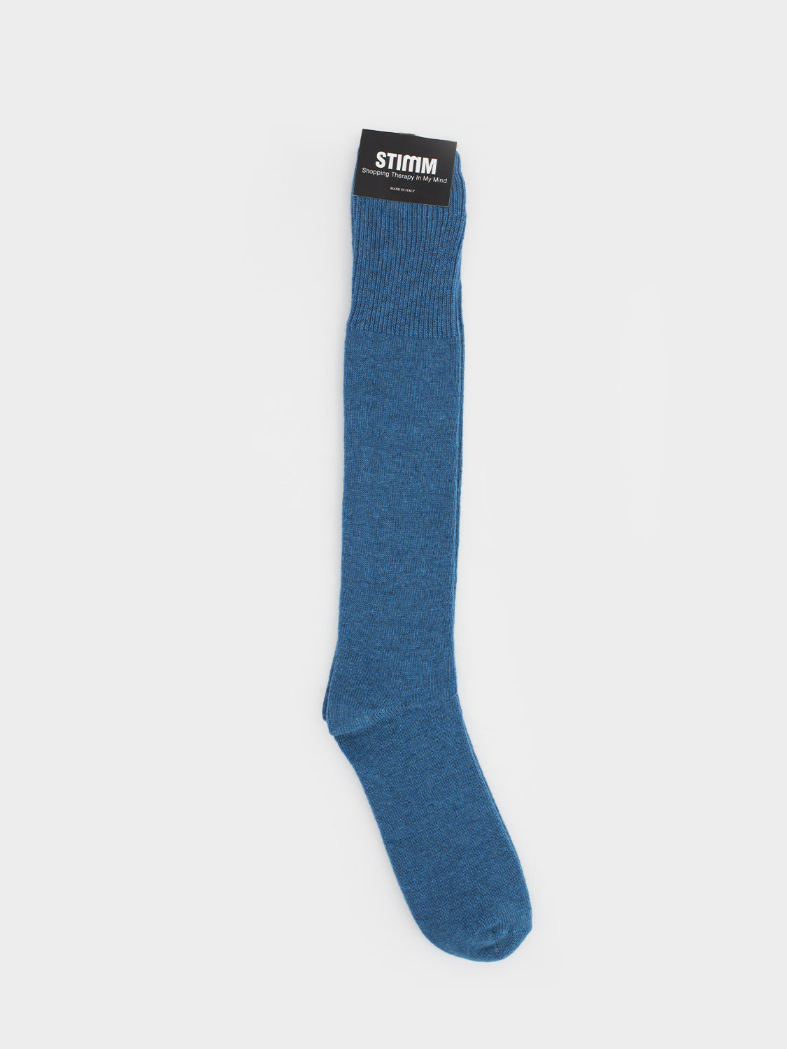 Long petrol cotton socks