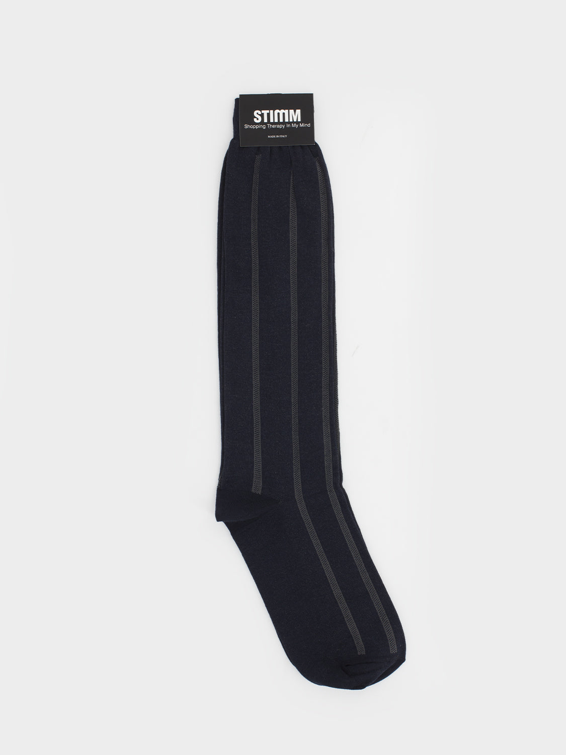 Long socks blue/grey stripe