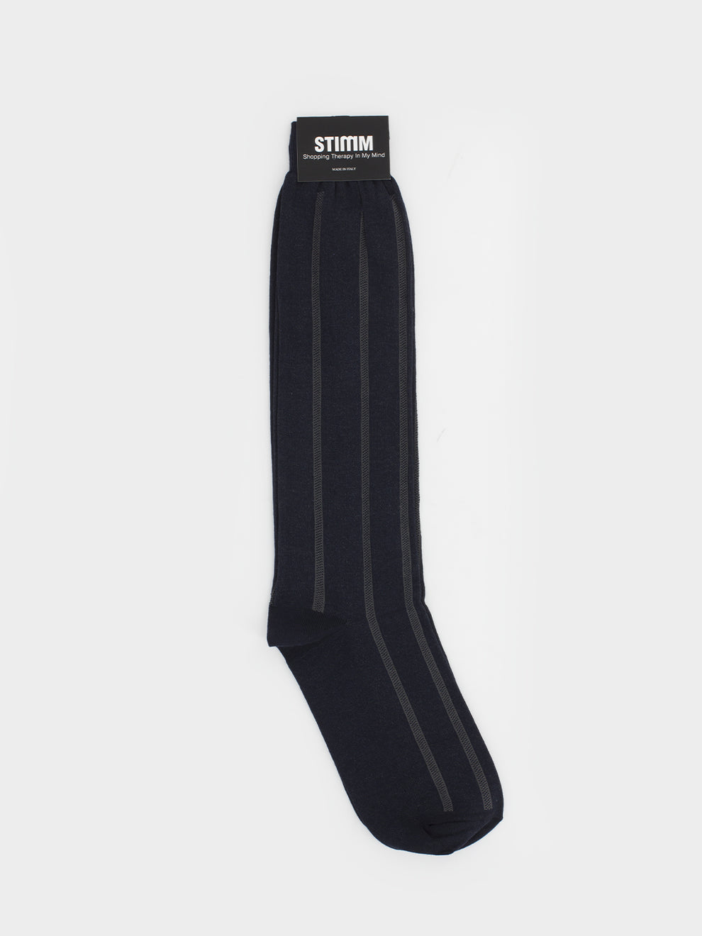 Long socks blue/grey stripe