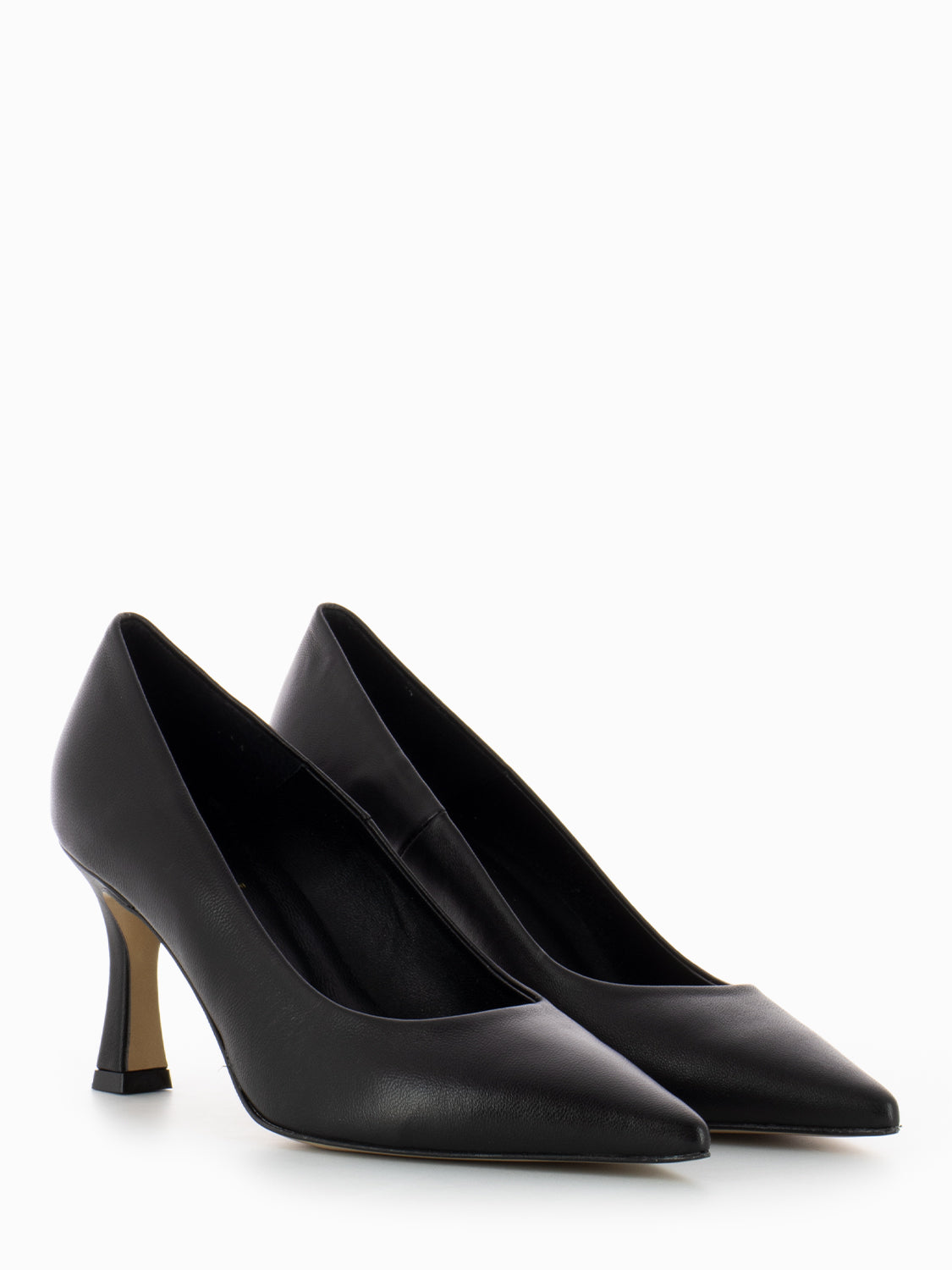 Décolleté in nappa nero