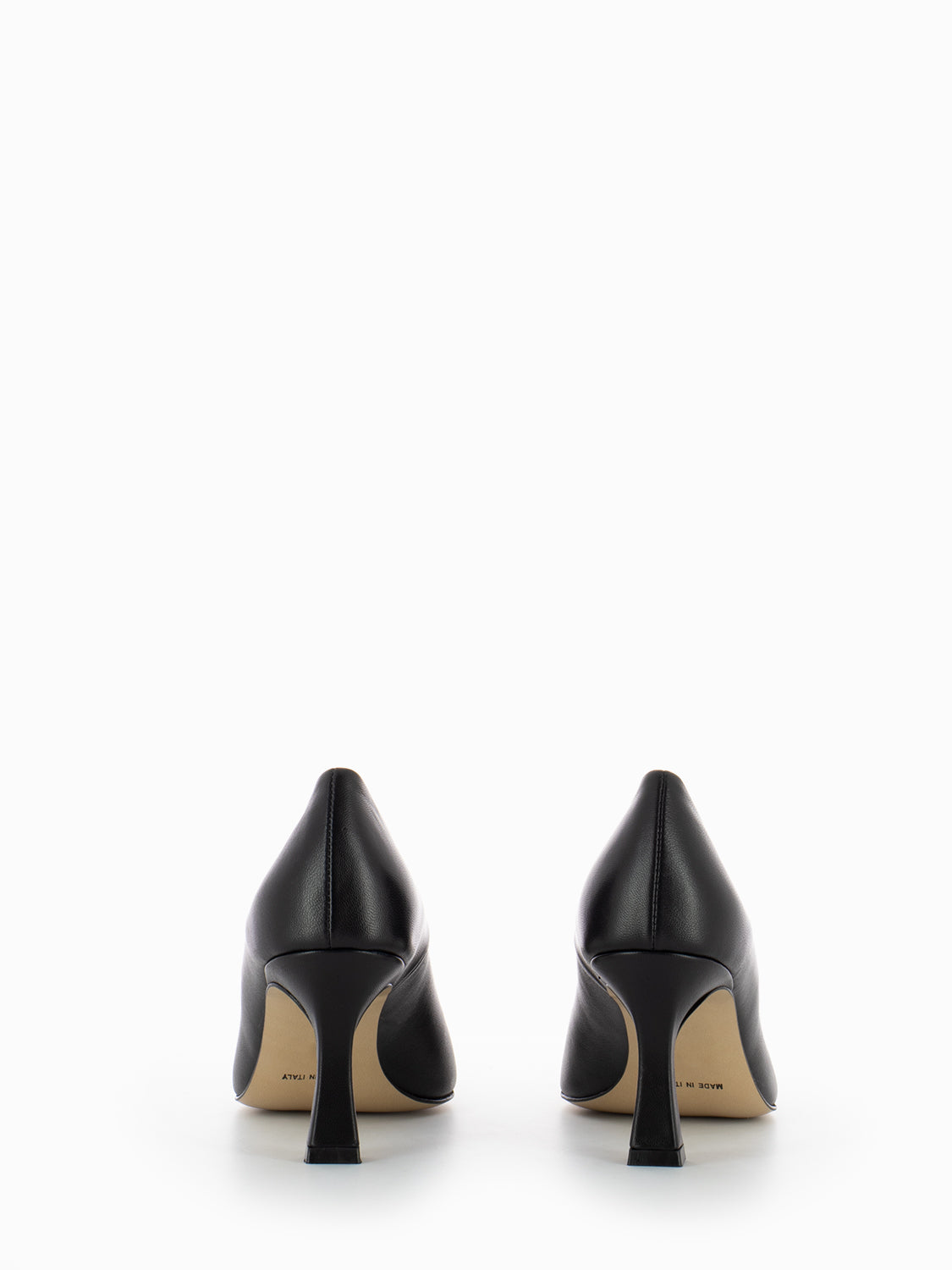 Décolleté in nappa nero