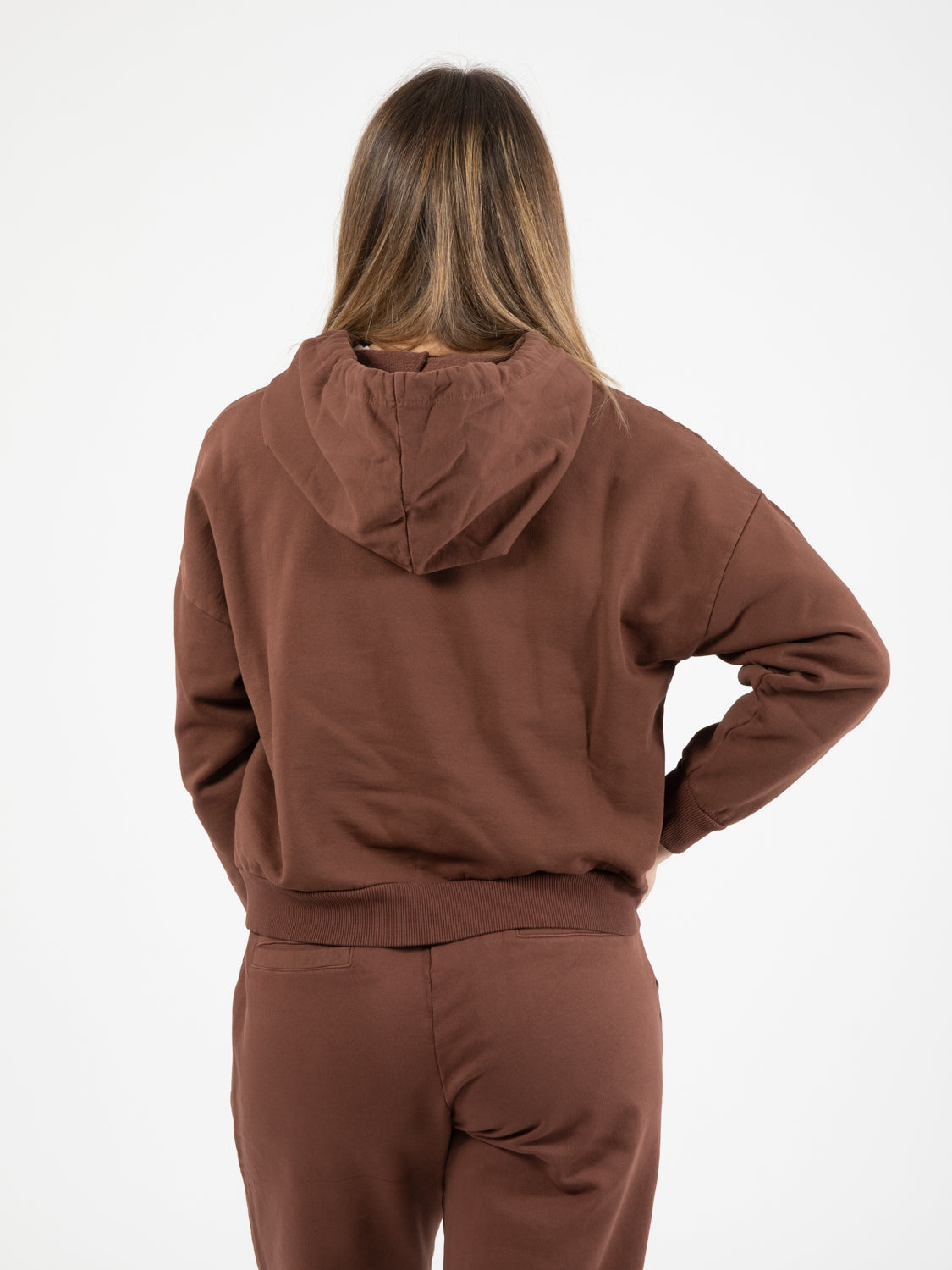 Cocoa cotton sweatshirt