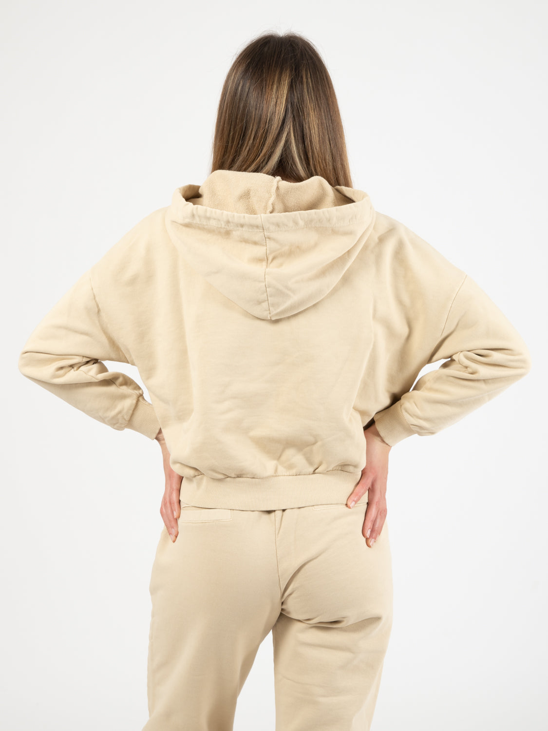 Cream cotton sweatshirt
