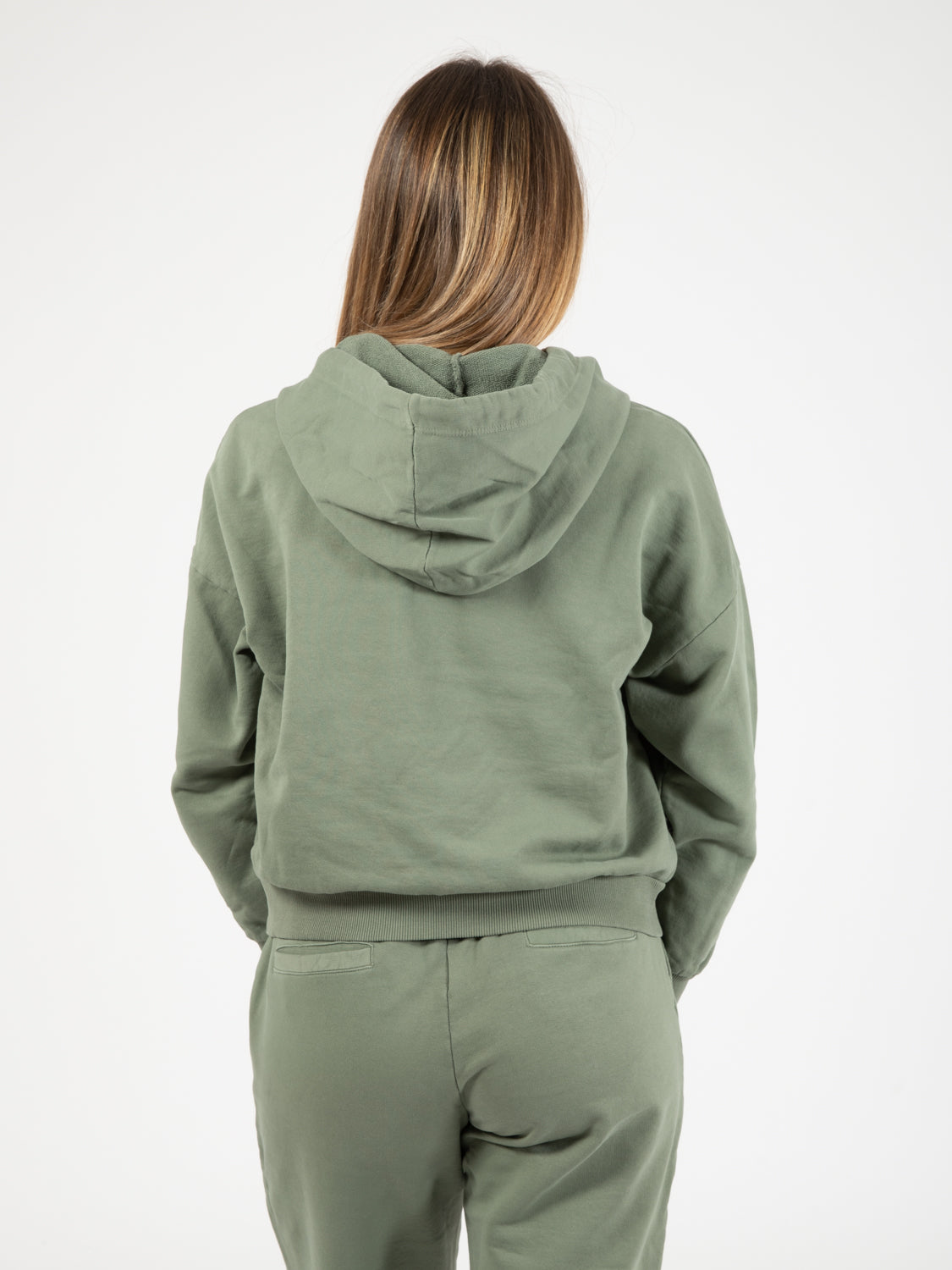 Olive Cotton Sweatshirt