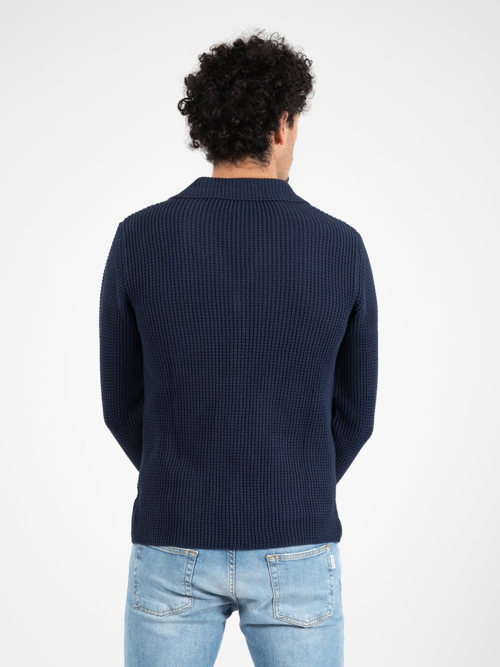 Blue English Jersey Jacket