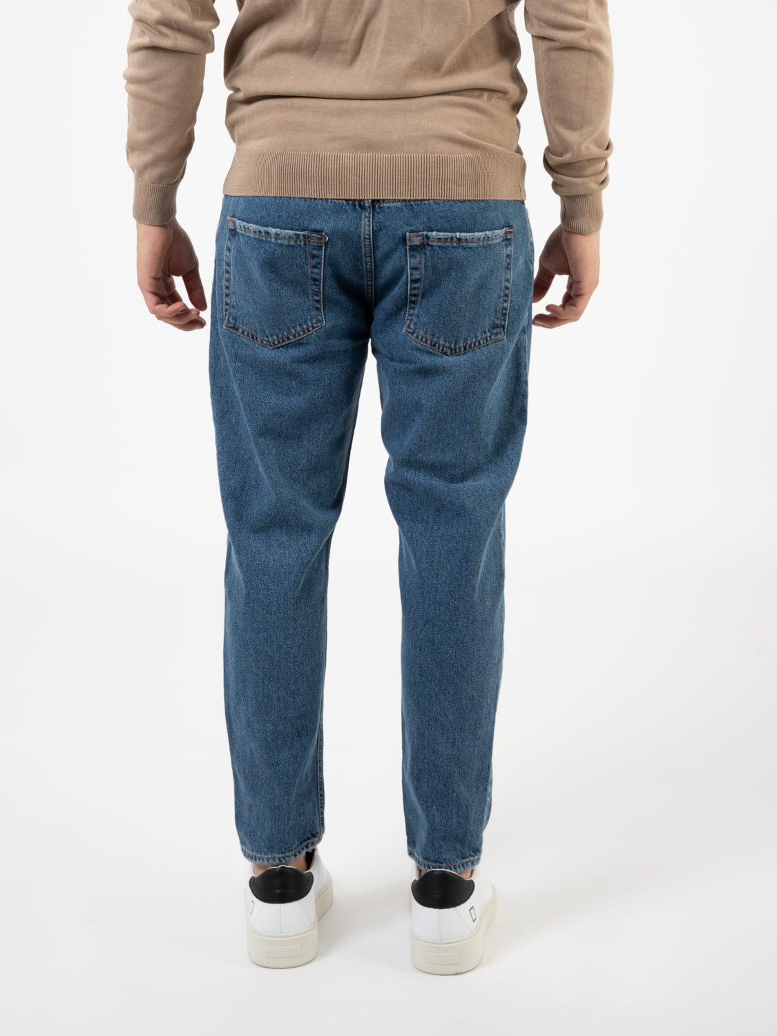 Cropped denim jeans medium