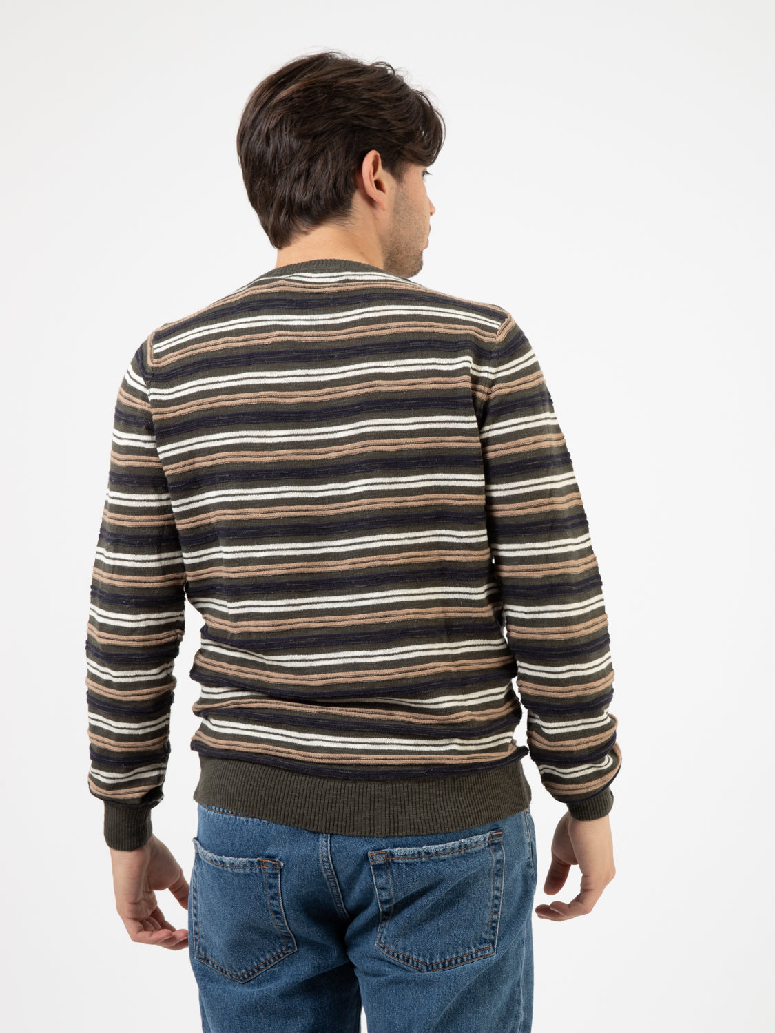 Maglia a righe sottobosco
