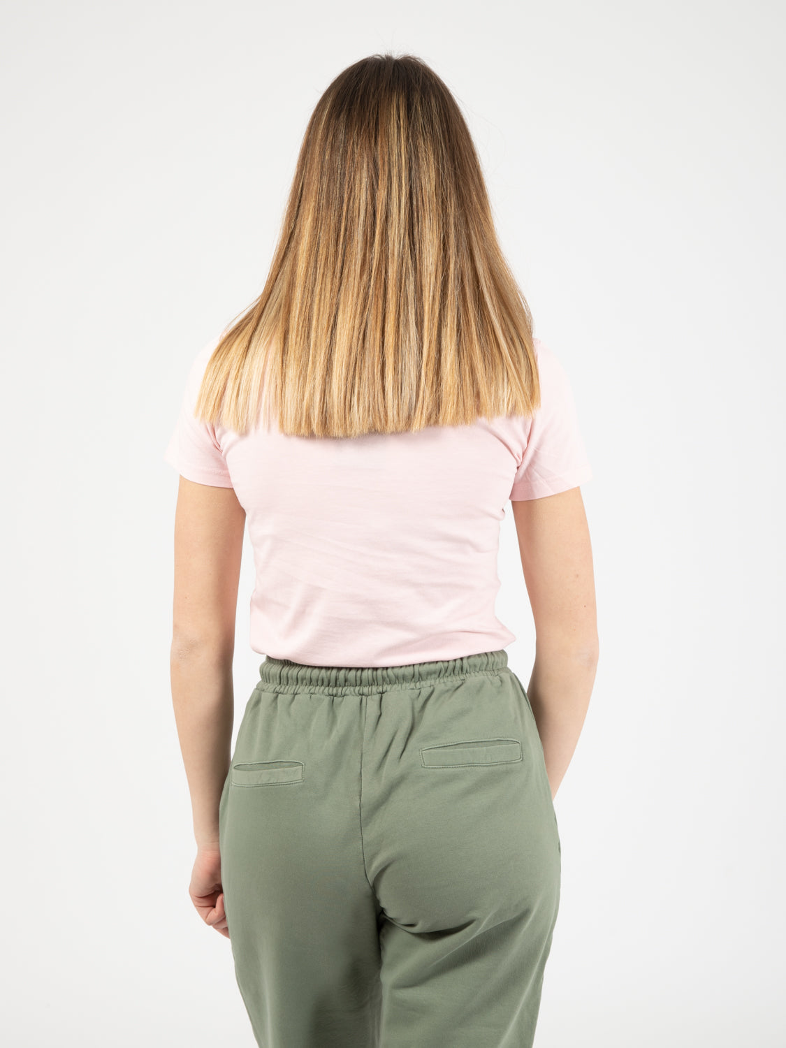 Basic V pink shirt