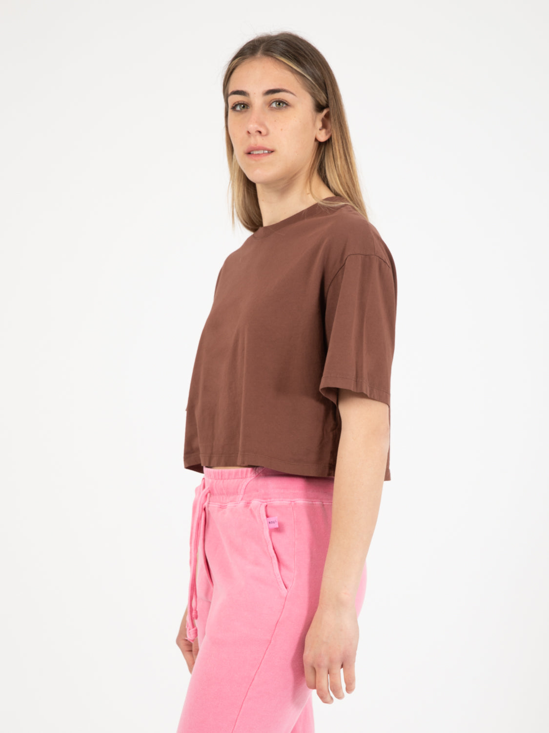 Cocoa cropped sweater