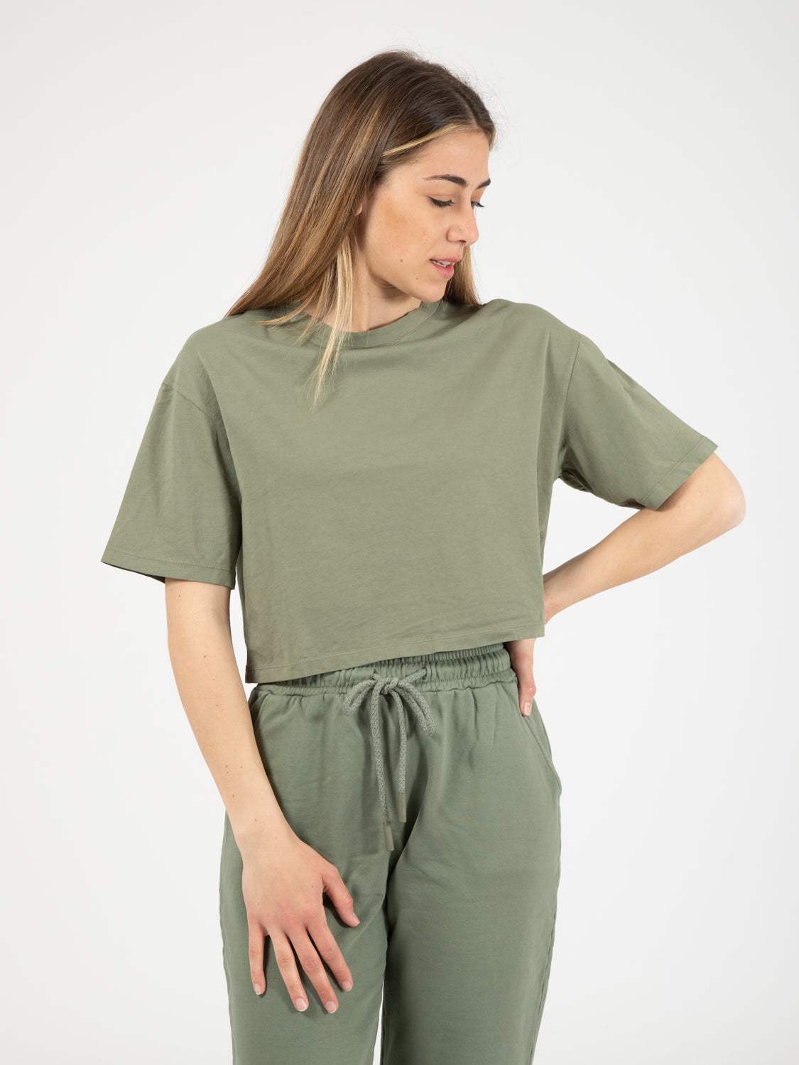 Military Cropped Shirt