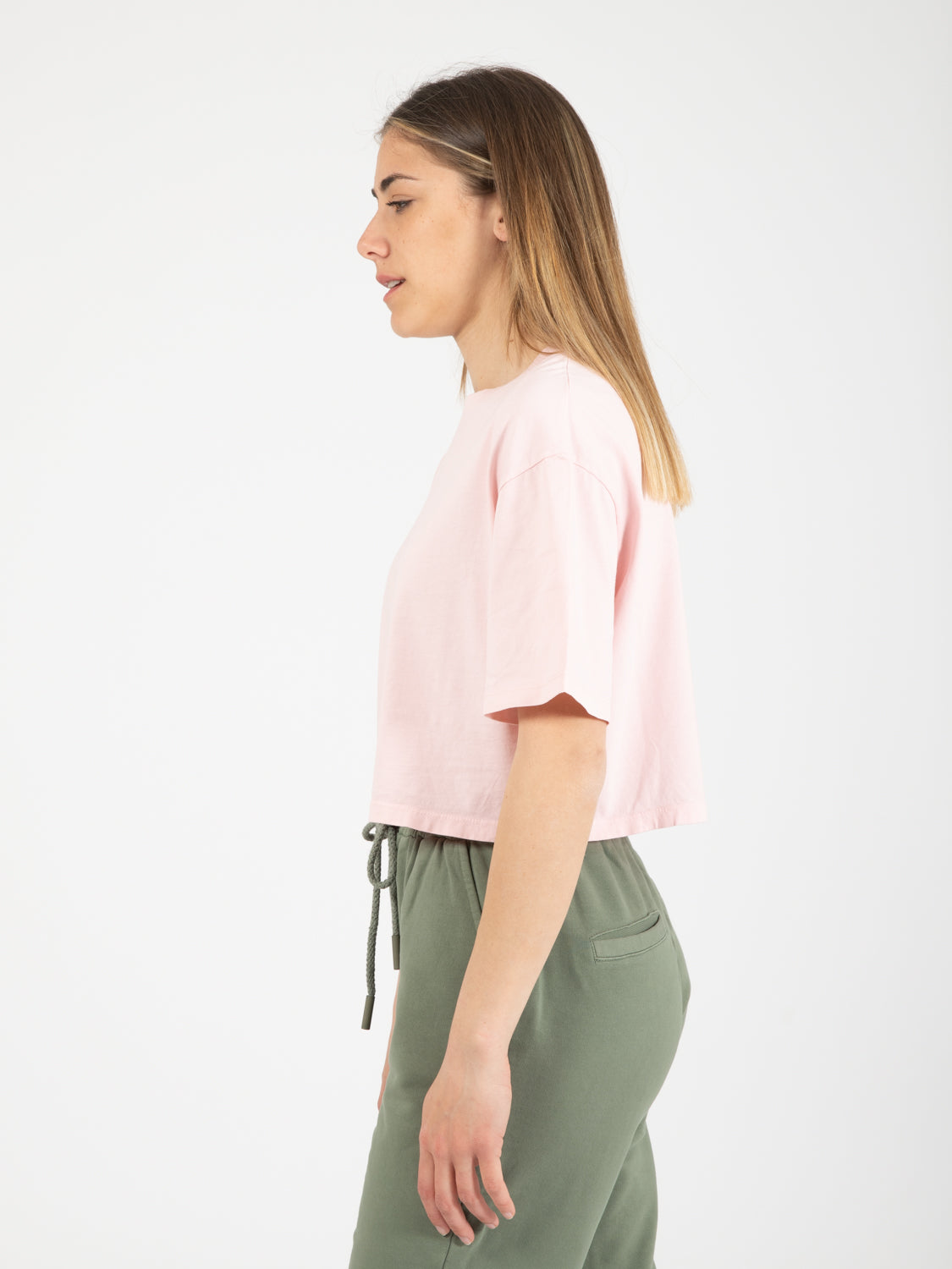 Pink Cropped Sweater