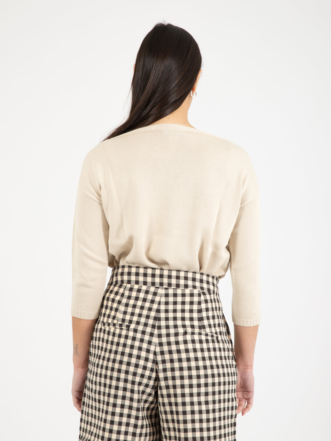 Maglioncino scatolina beige