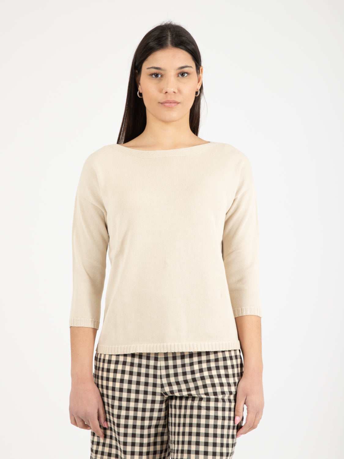 Maglioncino scatolina beige