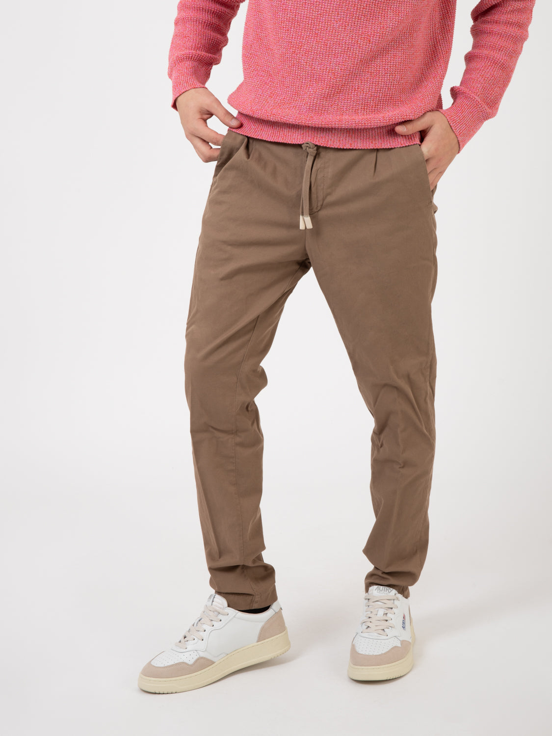 Pantalaccio cotone / lino khaki