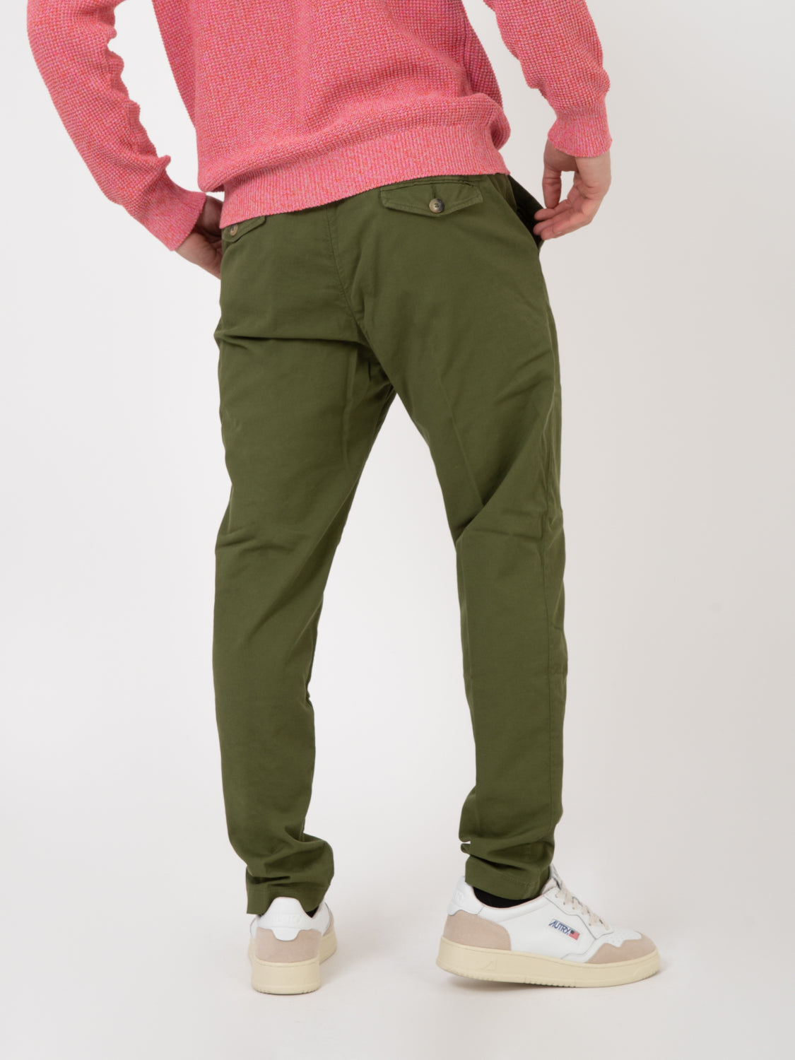 Pantalaccio cotone / lino muschio