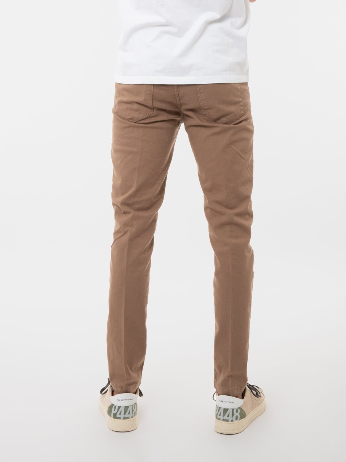 5-pocket Bull denim khaki trousers